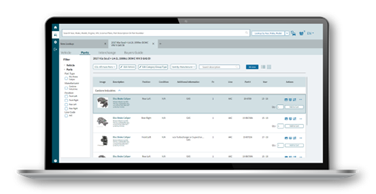 screenshot of Epicor Catalog for Automotive